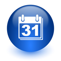 calendar computer icon on white background