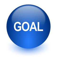 goal computer icon on white background