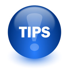 tips computer icon on white background