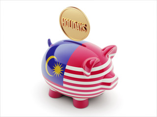 Malaysia Holidays Concept Piggy Concept