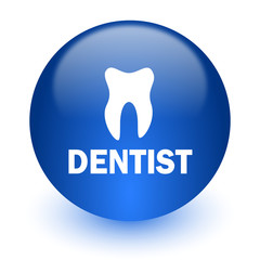 dentist computer icon on white background