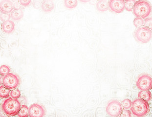 Arrangement. Abstract Festive Floral Background