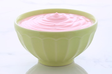 vintage strawberry yogurt