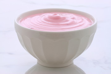 vintage strawberry yogurt