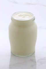 plain french style yogurt
