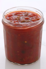 Delicious hot salsa dip