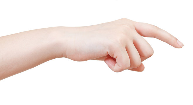 finger presses - hand gesture