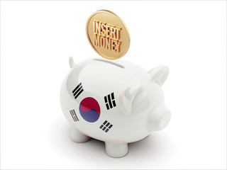 South Korea Piggy Concept