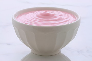 vintage strawberry yogurt