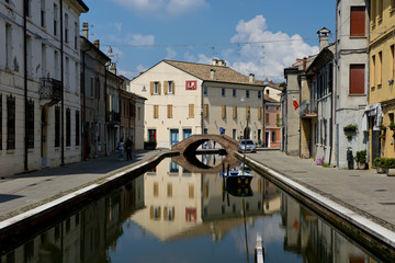 Fototapeta na wymiar Refleksje w Comacchio