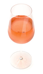 Wineglass With Pink Wine