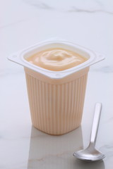 plain french style yogurt