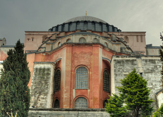 Fototapeta na wymiar [Türkei] Istanbul - Blaue Moschee / Hagia Sophia
