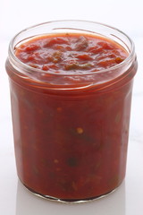 Delicious hot salsa dip