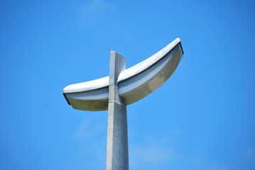 Futuristic street lamp