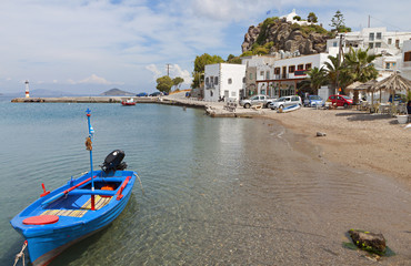 Fototapeta na wymiar Patmos island in Greece