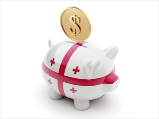Georgia Money Concept Piggy Concept