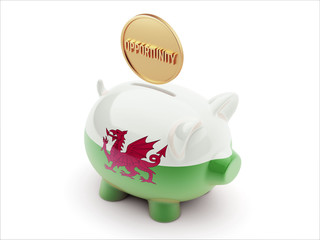 Wales Opportunity Concept. Piggy Concept