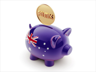 Australia Politics Concept Piggy Concept