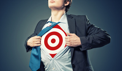 businessman target