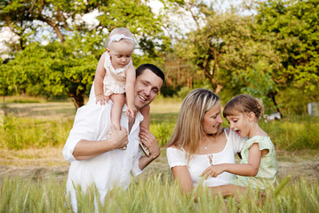 Fototapeta premium Happy family