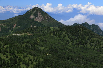 志賀高原　横手山の展望