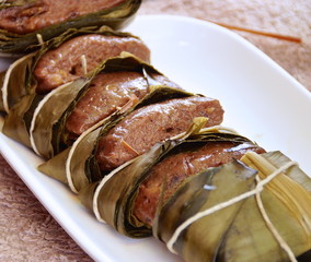 Aboriginal rice cake dessert