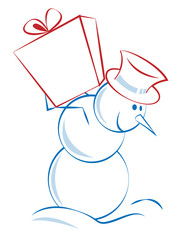 Christmas snowman