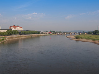 Elbe river in Dresden