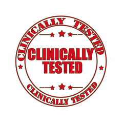 clinically tested stamp