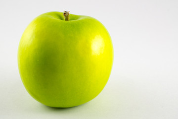 Green Apple Isolated on White