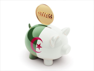 Algeria Success Concept Piggy Concept