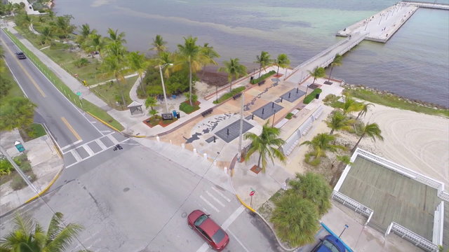 Aerial video Key West Florida