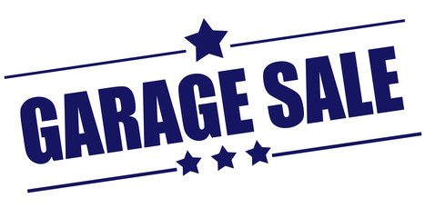 garage sale stamp