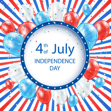 Independence day striped background