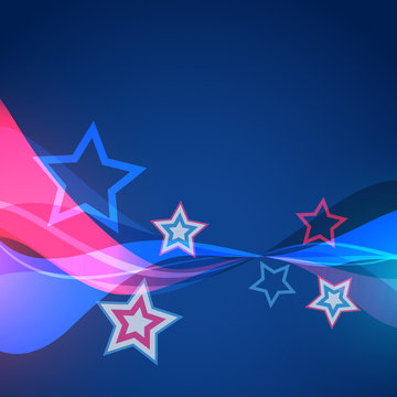 vector abstract 4th of july