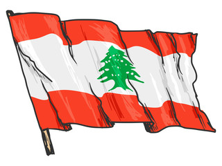 flag of Lebanon