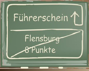 F&uuml;hrerschein, Flensburg