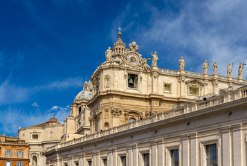Naklejka premium St. Peter's Basilica in Vatican City