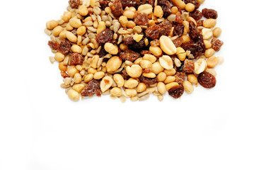 Nutty Trail Mix with Copy Space