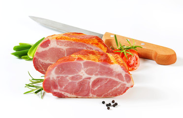 Smoked pork neck