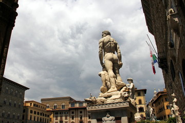 Statue vor dem Palazzo Vecchio