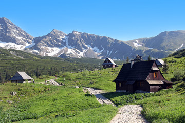 Fototapeta na wymiar Gasienicowa Valley, Tatra Mountains,