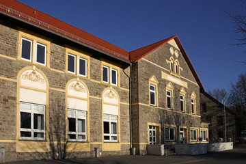 Fototapeta na wymiar Haus in Extertal-Linderhofe