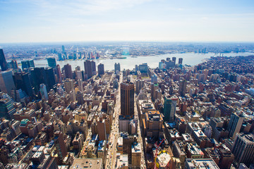 Vew of Manhattan from the Empire State Building, New York