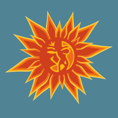 abstract sun