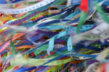 Fototapeta premium Brazylijskie wstążki życzeń Salvador Bahia Brazylia