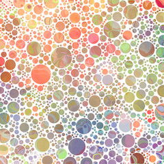 Abstract dots (warm color)