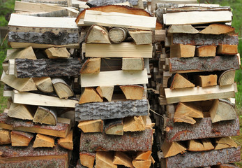 Split firewood