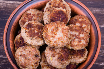 Tasty fried cutlets